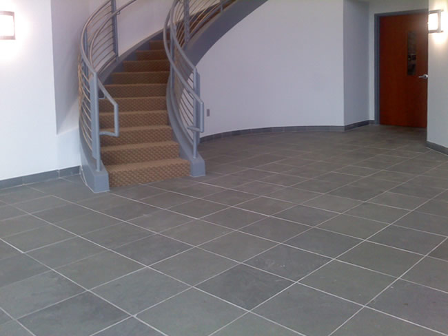 Curved Stairwell in Commercial Office location