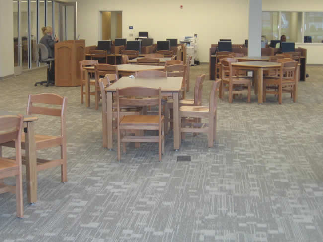 High School classrooms, library, laboratory, library and lobby