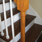 Refinish Hardwood Stairwell